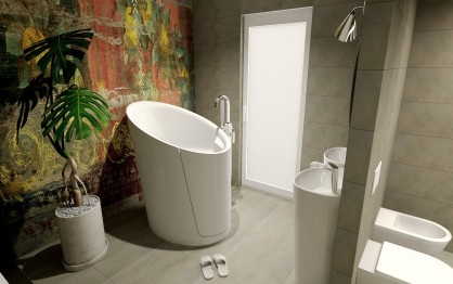 Ülő kád formaterve képe